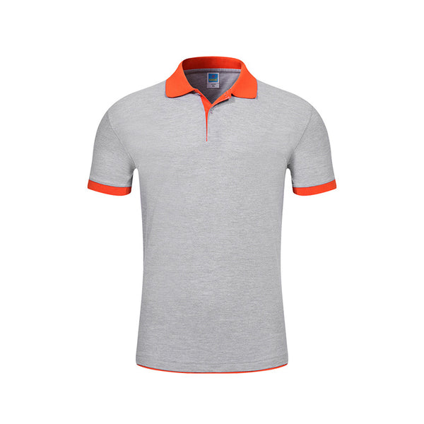 Polo Laboral de Manga Corta Secado Rápido con Contraste de Color - Personalizable para Empresa