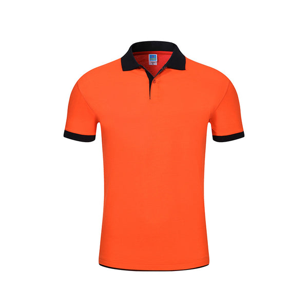 Polo Laboral de Manga Corta Secado Rápido con Contraste de Color - Personalizable para Empresa