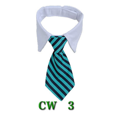 Corbata y Pañuelo Elegante para Perros con Diseño a Rayas - Image 30