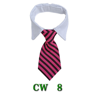 Corbata y Pañuelo Elegante para Perros con Diseño a Rayas - Image 8