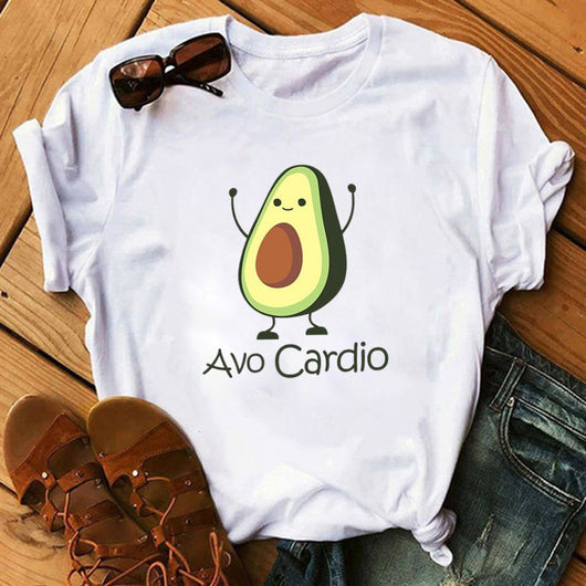 Camiseta Estampado Aguacate para Mujer - Manga Corta Básica - Image 20