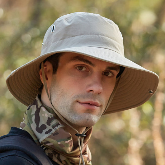 Sombrero Pescador de Ala Ancha Transpirable para Hombre - Protección Solar Viajes y Actividades Outdoor - Image 9