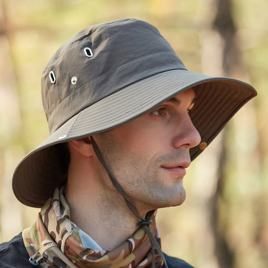 Sombrero Pescador de Ala Ancha Transpirable para Hombre - Protección Solar Viajes y Actividades Outdoor - Image 2
