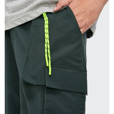 Shorts Casuales Sueltos con Pliegues y Múltiples Bolsillos para Hombre - Image 12