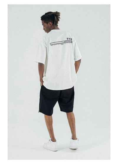 Playera Suelta Blanca con Estampado Tide - Cómoda para Verano - Image 5