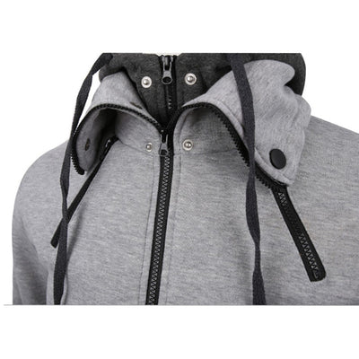 Sudadera con Doble Cierre y Capucha - Chaqueta Cardigan Deportiva Casual para Hombre - Image 12