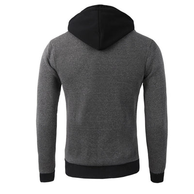 Sudadera con Doble Cierre y Capucha - Chaqueta Cardigan Deportiva Casual para Hombre - Image 8