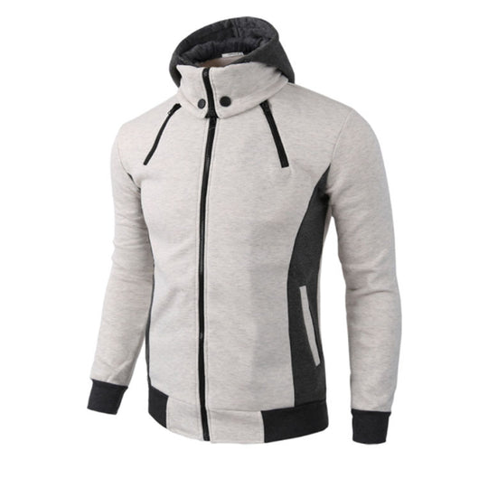 Sudadera con Doble Cierre y Capucha - Chaqueta Cardigan Deportiva Casual para Hombre - Image 3