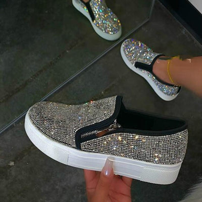 Zapatos Casuales Cómodos con Strass - Diseño sin Cordones Talla Grande - Image 10