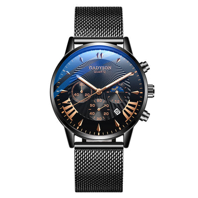 Reloj de Cuarzo Tres Ojos Luminoso - Estilo Coreano para Hombre - Image 9