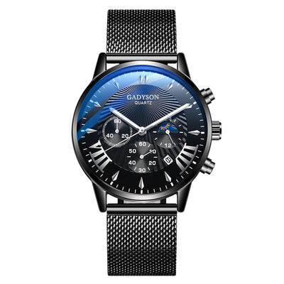 Reloj de Cuarzo Tres Ojos Luminoso - Estilo Coreano para Hombre - Image 2
