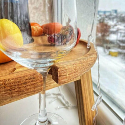 Mesa Plegable de Madera para Picnic con Soporte para Copas de Vino 2 en 1 - Image 18