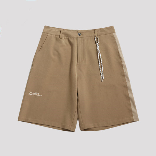Shorts Deportivos Holgados con Estampado de Letras y Cordón Ajustable - Image 8