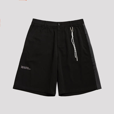 Shorts Deportivos Holgados con Estampado de Letras y Cordón Ajustable - Image 9