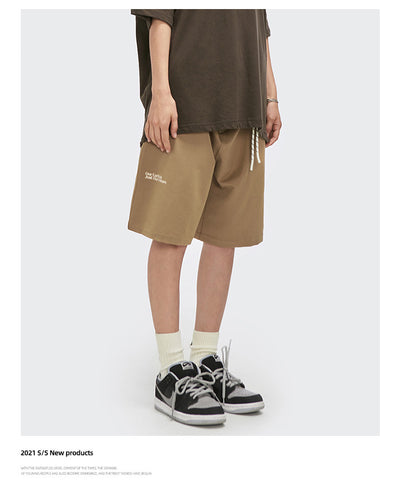 Shorts Deportivos Holgados con Estampado de Letras y Cordón Ajustable - Image 11