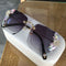 Gafas de Sol Luxury con Cristales Degradados y Detalles en Strass