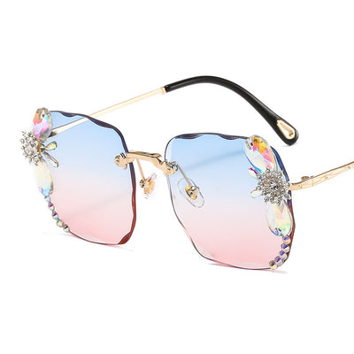 Gafas de Sol Luxury con Cristales Degradados y Detalles en Strass - Image 6