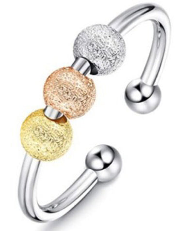 Anillo Giratorio Antiestrés - Joya Relajante para el Día de San Valentín - Image 2