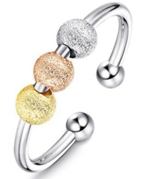 Anillo Giratorio Antiestrés - Joya Relajante para el Día de San Valentín - Image 2