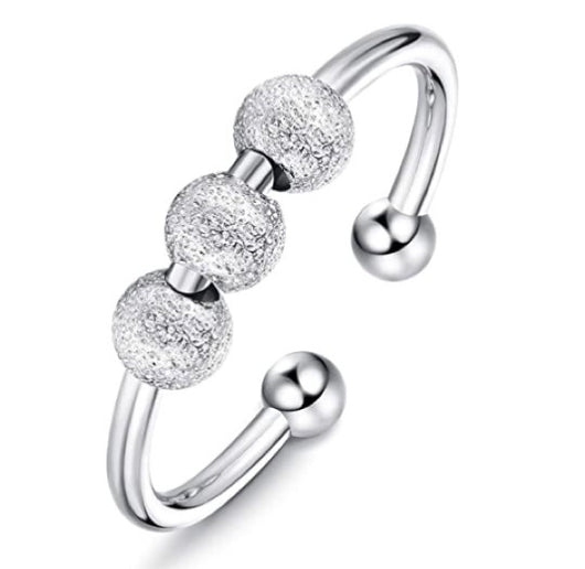 Anillo Giratorio Antiestrés - Joya Relajante para el Día de San Valentín - Image 4