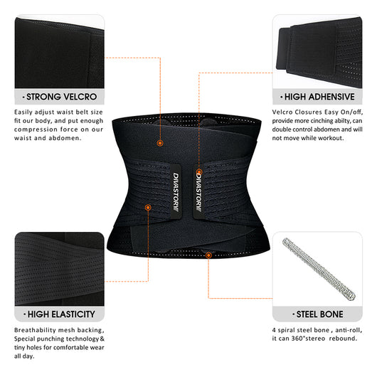 Cinturón de Soporte Lumbar para Entrenamientos de Fuerza y Sentadillas - Image 2