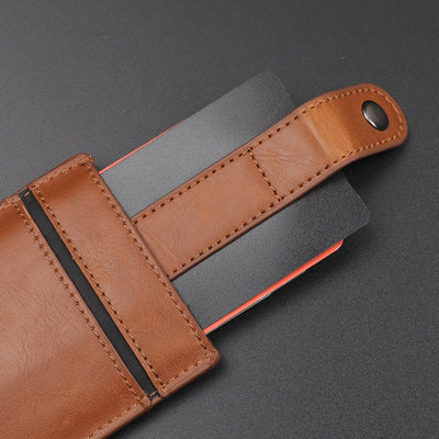 Billetera Porta Tarjetas de Cuero PU con Múltiples Compartimentos - Image 7