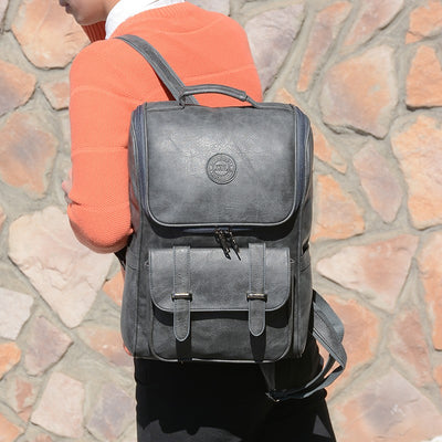 Mochila Universitaria Retro Casual - Estilo College para Estudiantes - Image 22