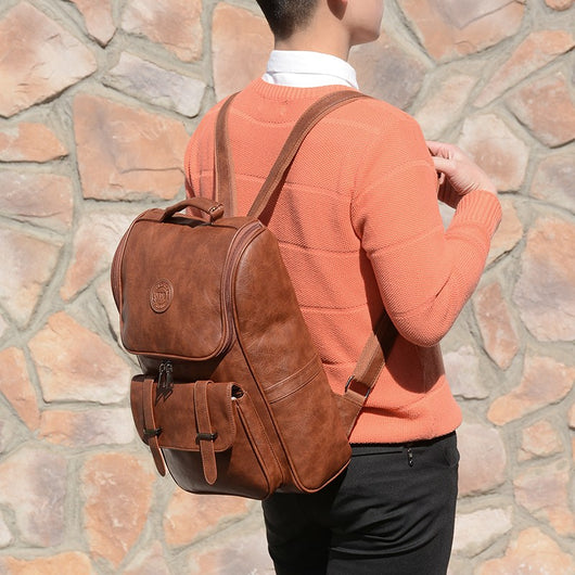 Mochila Universitaria Retro Casual - Estilo College para Estudiantes - Image 20