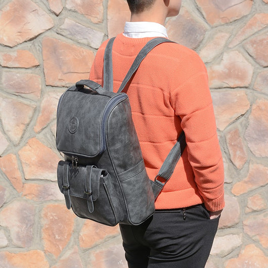 Mochila Universitaria Retro Casual - Estilo College para Estudiantes - Image 18