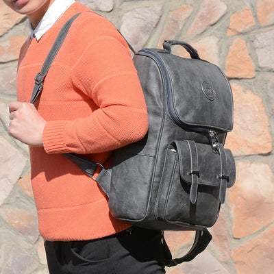 Mochila Universitaria Retro Casual - Estilo College para Estudiantes - Image 28