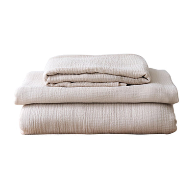 Juego de Sábanas de Algodón 100% para Cama - Cuatro Piezas