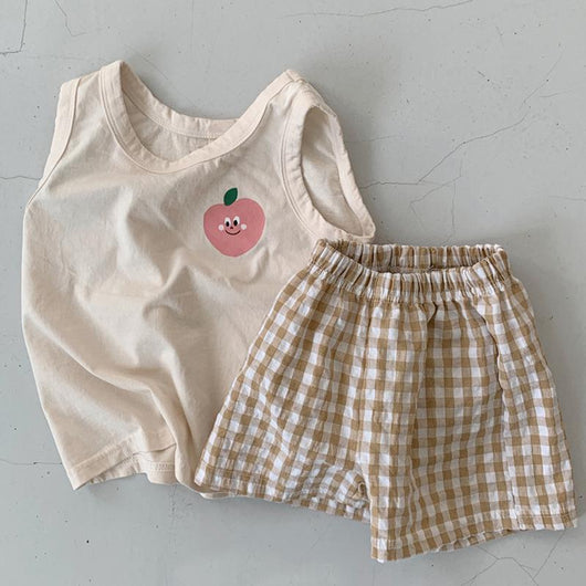 Conjunto de Dos Piezas: Camiseta y Shorts de Algodón para Niños y Niñas - Image 6