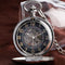 Reloj de Bolsillo Automático Silver Shield - Regalo Clásico Unisex