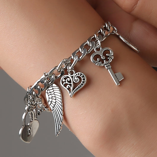 Pulsera Colgante Elefante Trébol de Cuatro Hojas - Image 5