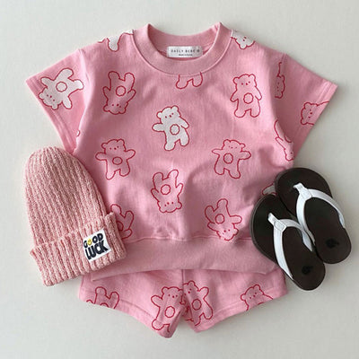 Traje Corto de Osito Adorable para Niños - Image 2