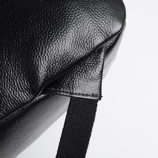 Mochila de Cuero para Hombre con Patrón Casual - Image 10