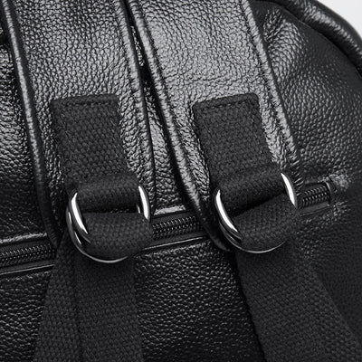 Mochila de Cuero para Hombre con Patrón Casual - Image 3