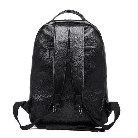 Mochila de Cuero para Hombre con Patrón Casual