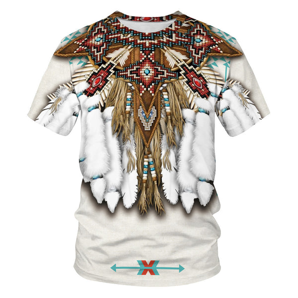 Camiseta Hombre Impresión 3D Paisajes Digitales