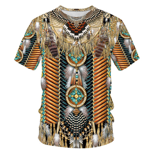 Camiseta Hombre Impresión 3D Paisajes Digitales - Image 5