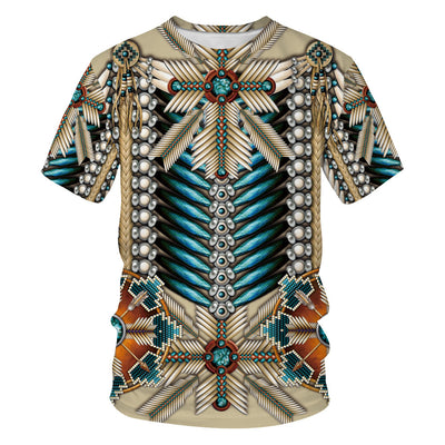 Playera Hombre Impresión 3D Paisaje Digital - Image 10