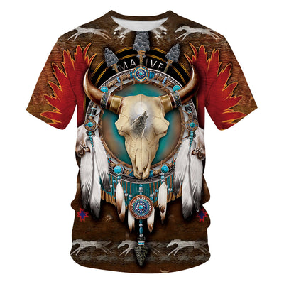 Playera Hombre Impresión 3D Paisaje Digital - Image 11