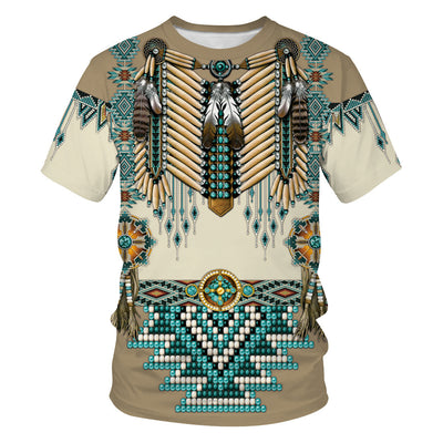 Playera Hombre Impresión 3D Paisaje Digital - Image 3