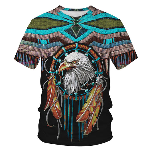 Playera Hombre Impresión 3D Paisaje Digital - Image 2
