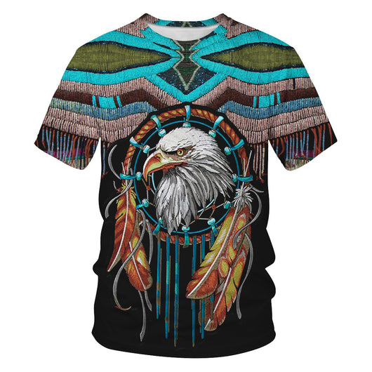 Playera Hombre Impresión 3D Paisaje Digital - Image 2