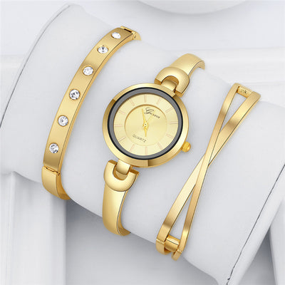 Conjunto de Reloj de Cuarzo y Pulsera de Estilo Creativo - Image 4