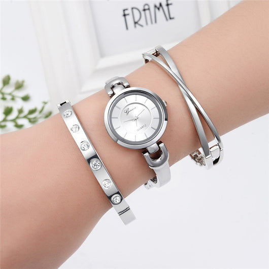 Conjunto de Reloj de Cuarzo y Pulsera de Estilo Creativo - Image 3
