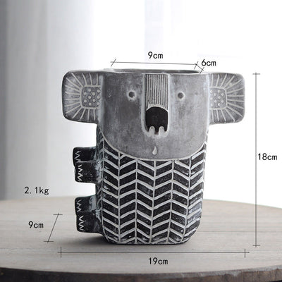 Maceta de Cemento Koala - Diseño Adorable para Suculentas - Image 8