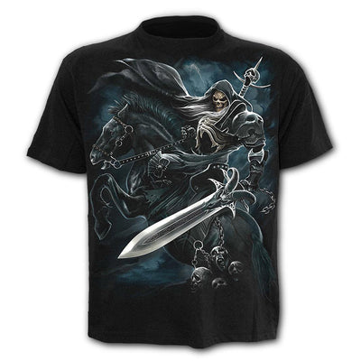 Camiseta Calavera Gótica Estampado Digital - Diseño Europeo Hombre - Image 7