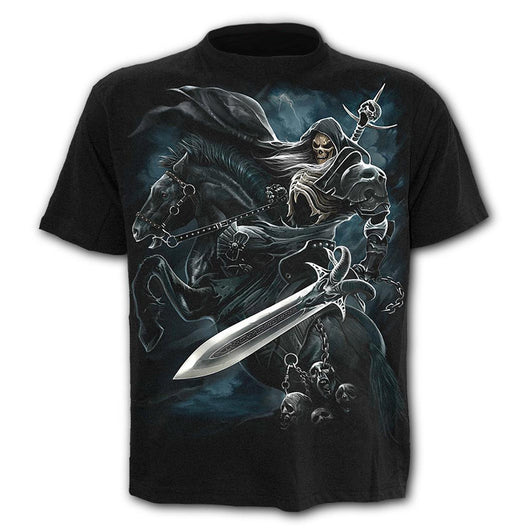 Camiseta Calavera Gótica Estampado Digital - Diseño Europeo Hombre - Image 7